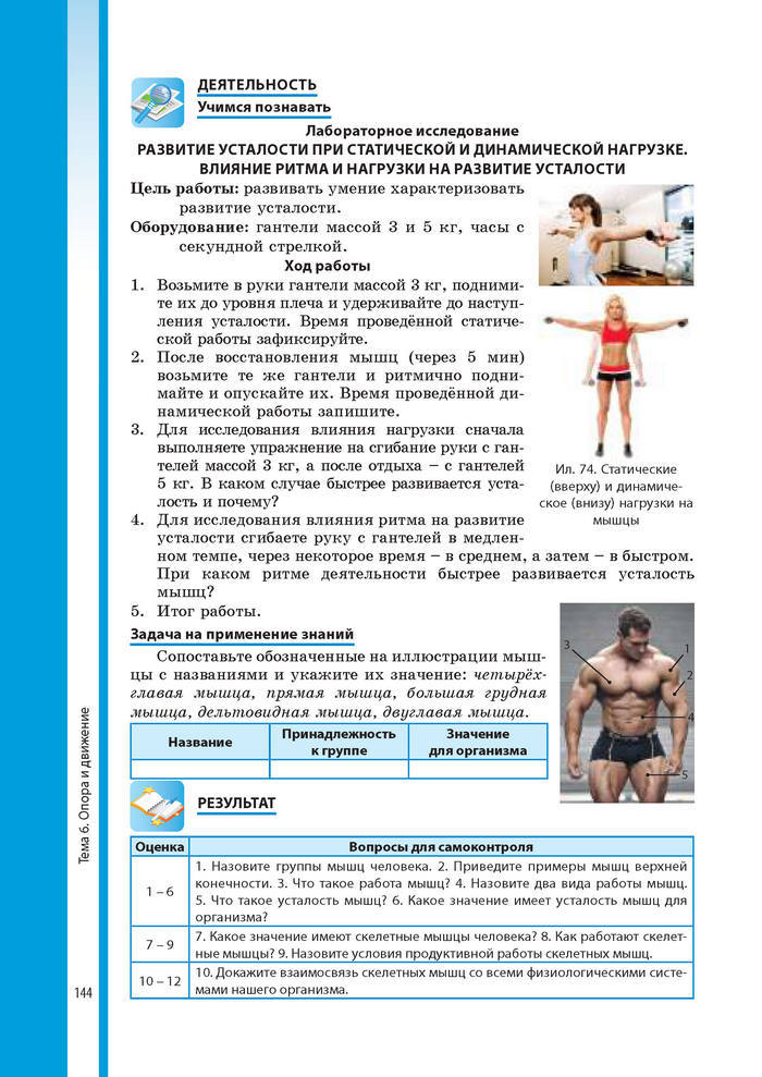 Биология 8 класс Соболь 2016 (Рус.)