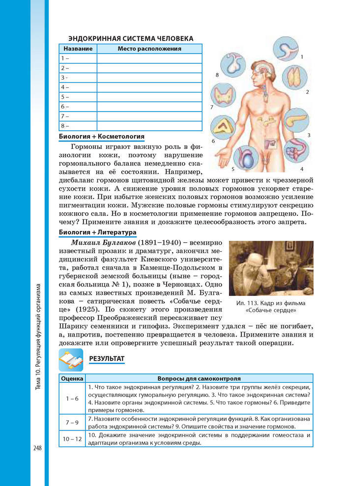 Биология 8 класс Соболь 2016 (Рус.)