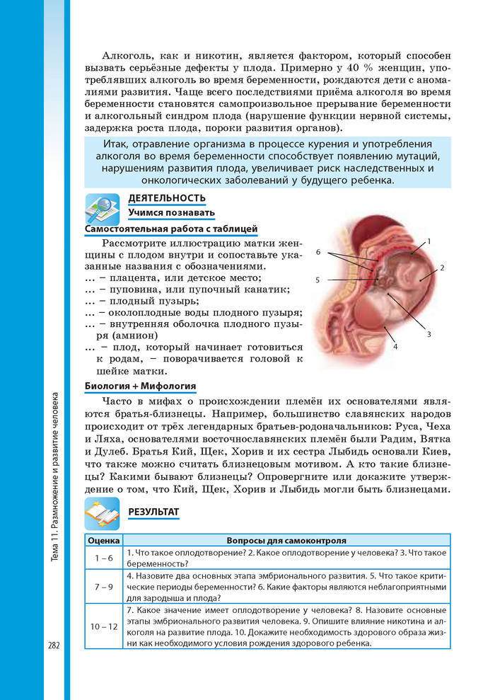 Биология 8 класс Соболь 2016 (Рус.)