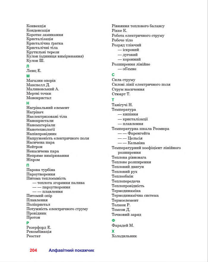 Фізика 8 клас Пістун 2016