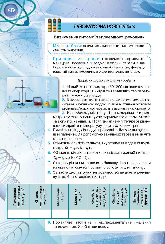 Фізика 8 клас Засєкіна 2016