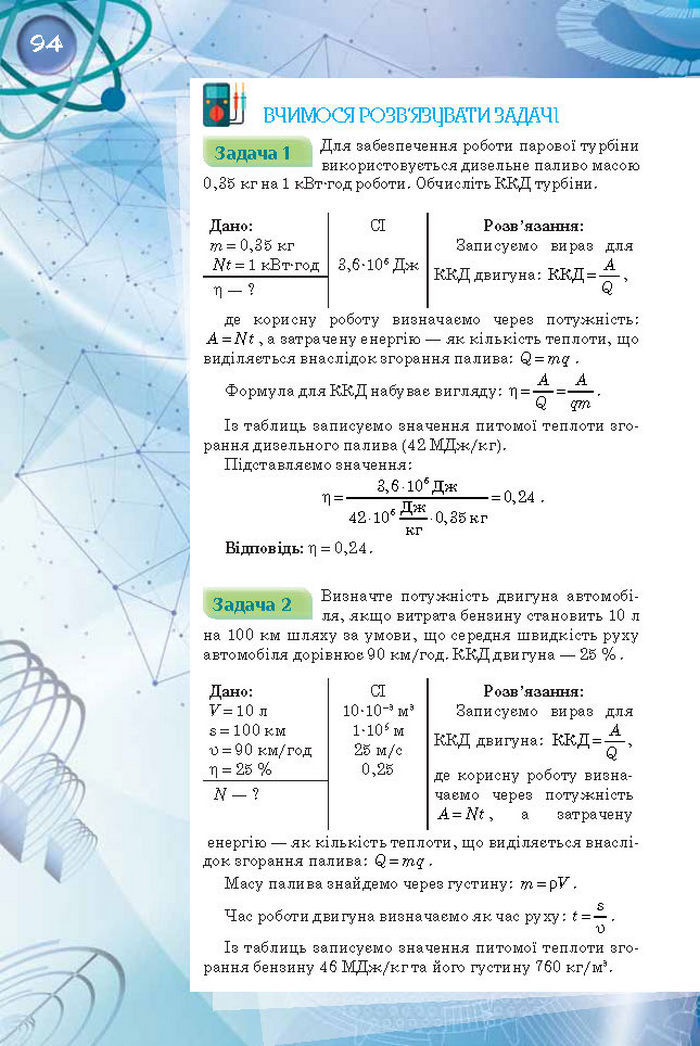 Фізика 8 клас Засєкіна 2016