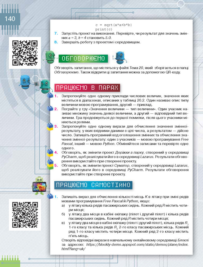 Підручник Інформатика 8 клас Морзе 2016