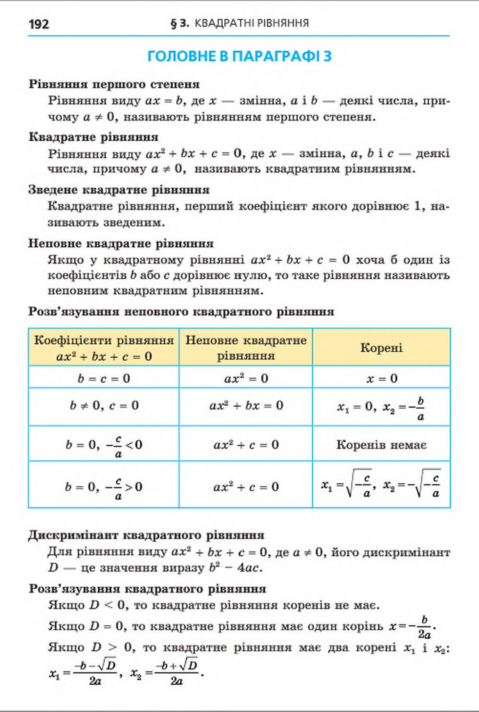 Підручник Алгебра 8 клас Мерзляк 2016 (Укр.)