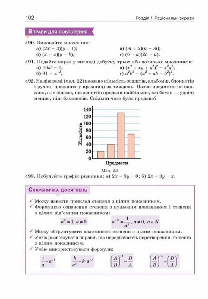 Підручник Алгебра 8 клас Бевз 2021-2016