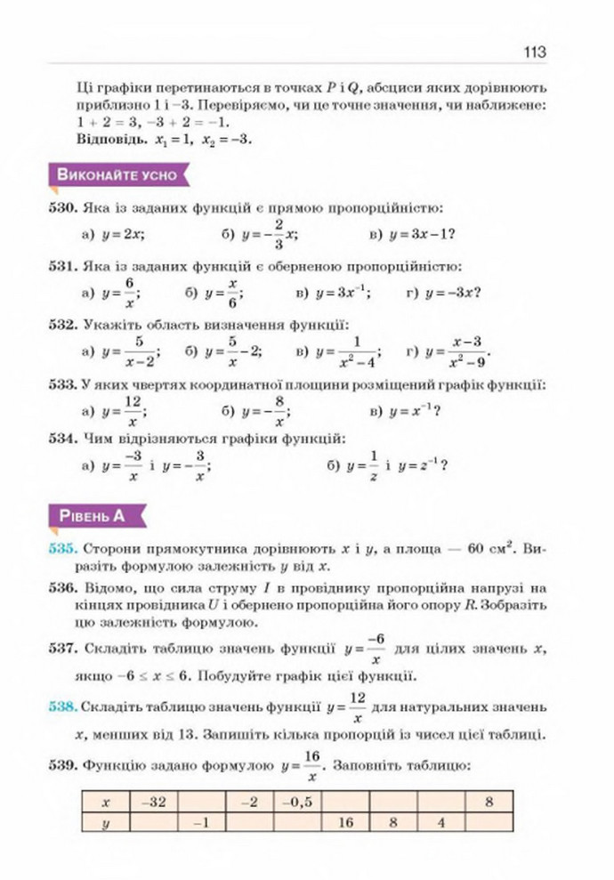 Підручник Алгебра 8 клас Бевз 2016