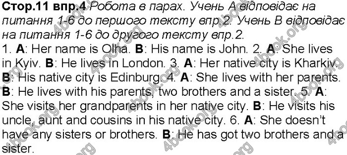 Відповіді (ГДЗ) Англійська мова 6 клас Несвіт. Решебник