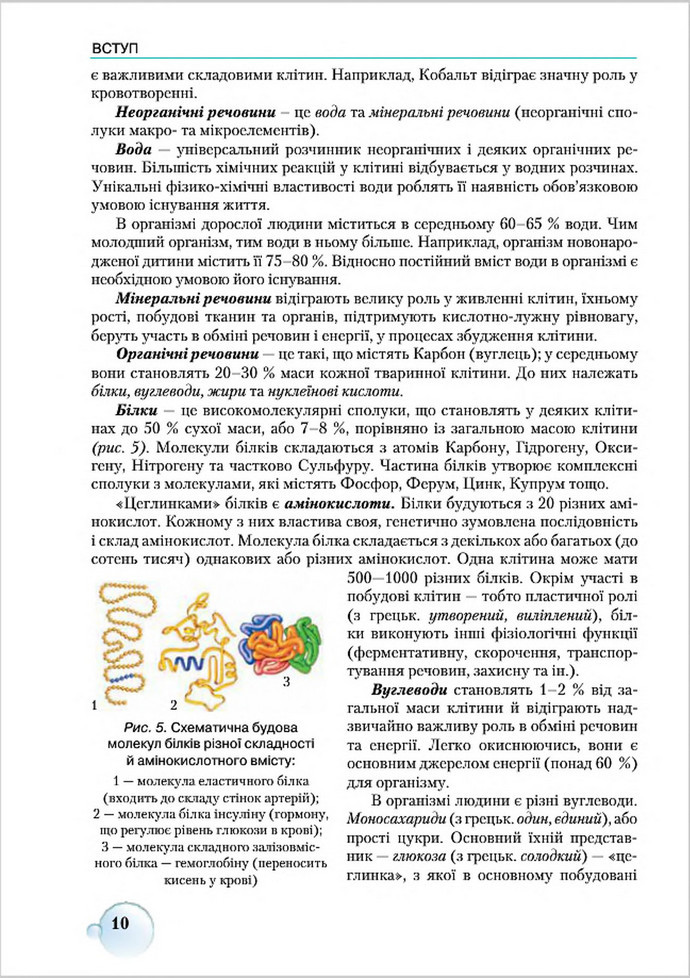 Підручник Біологія 8 клас Страшко 2016