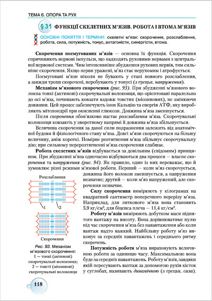 Підручник Біологія 8 клас Страшко 2016