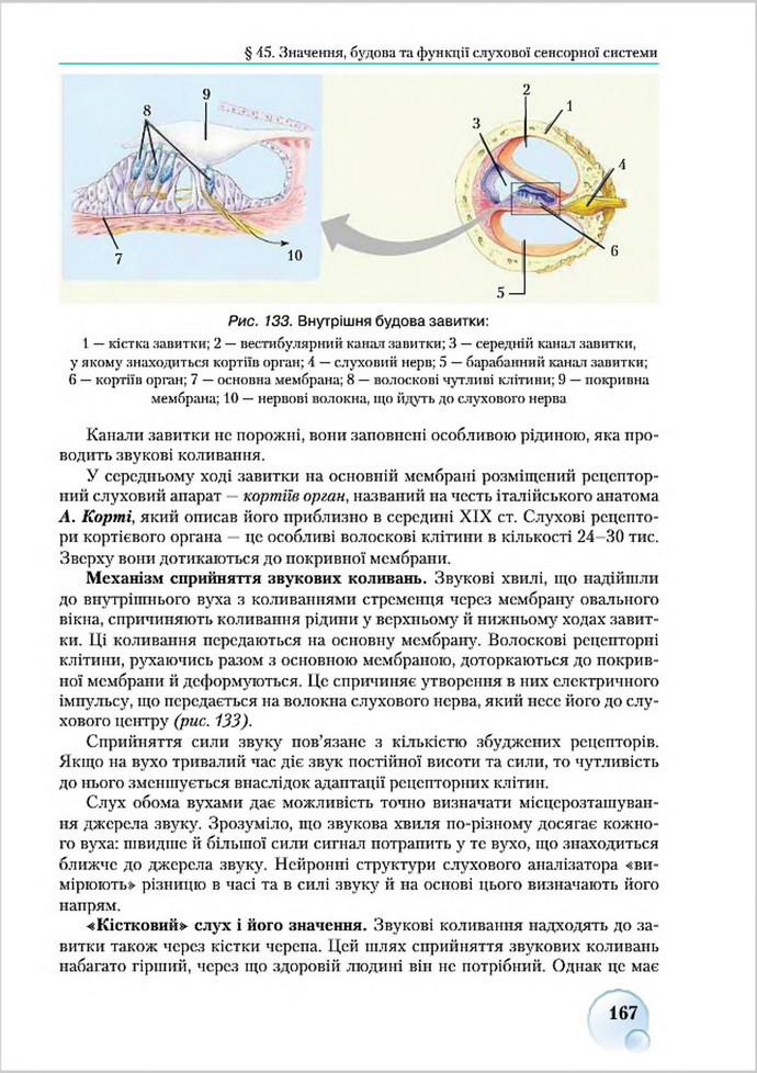 Підручник Біологія 8 клас Страшко 2016