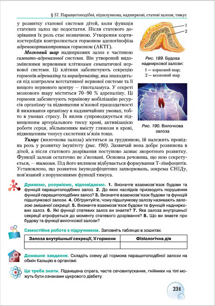 Підручник Біологія 8 клас Страшко 2016