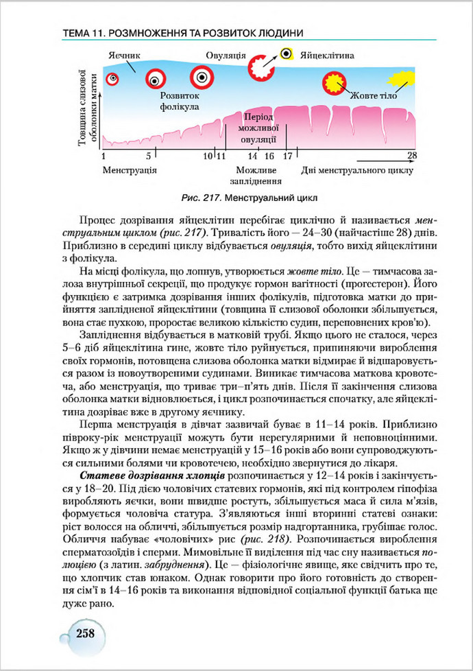 Підручник Біологія 8 клас Страшко 2016