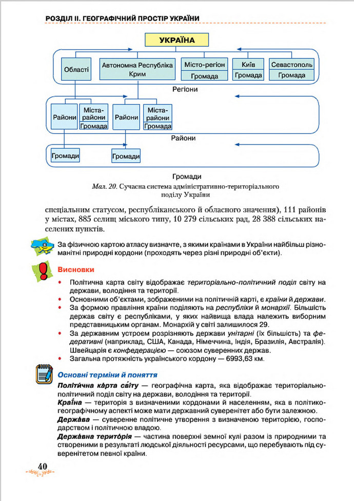 Підручник Географія 8 клас Гільберг 2016