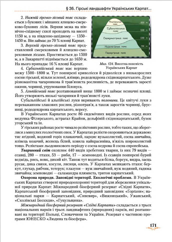 Підручник Географія 8 клас Гільберг 2016
