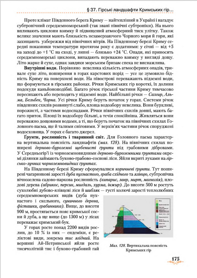 Підручник Географія 8 клас Гільберг 2016