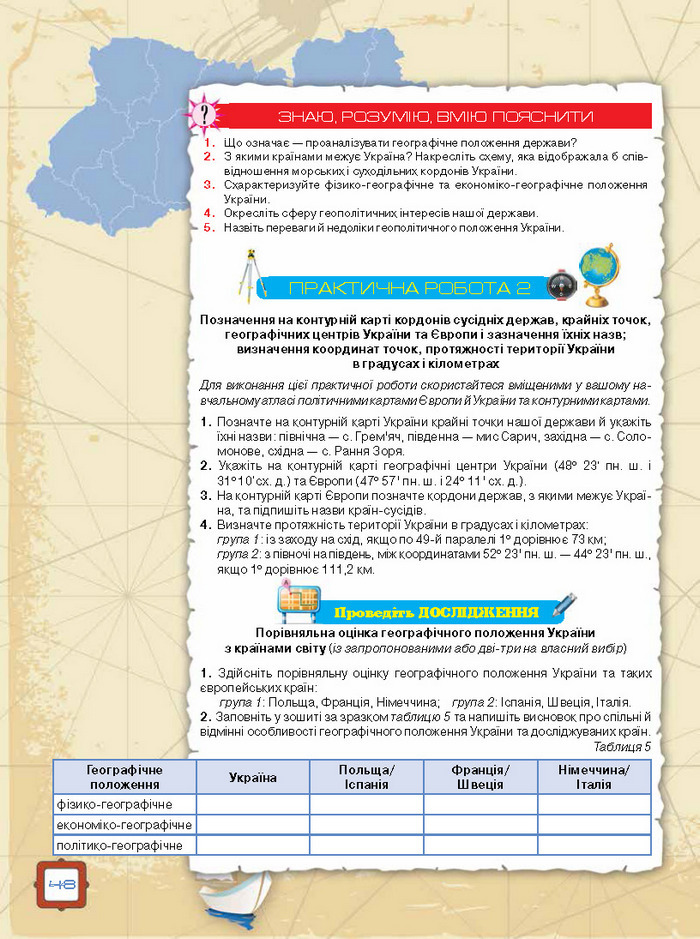 Підручник Географія 8 клас Топузов 2016