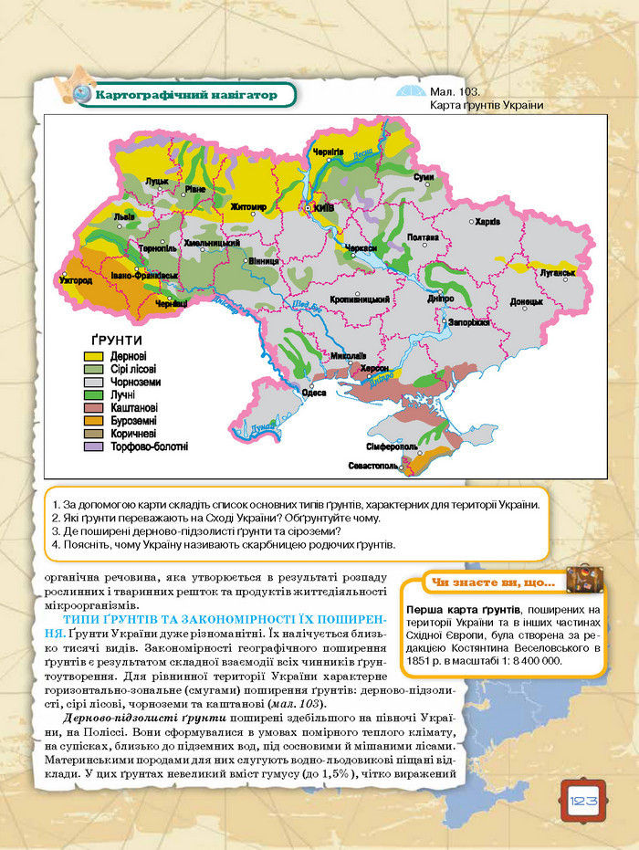 Підручник Географія 8 клас Топузов 2016