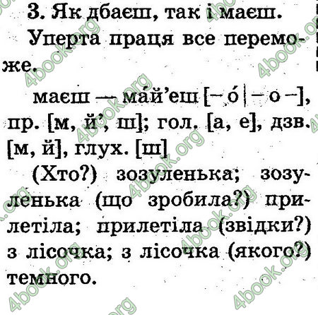 Відповіді Українська мова 2 клас Захарійчук. ГДЗ