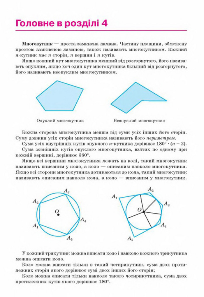 Підручник Геометрія 8 клас Бевз 2016