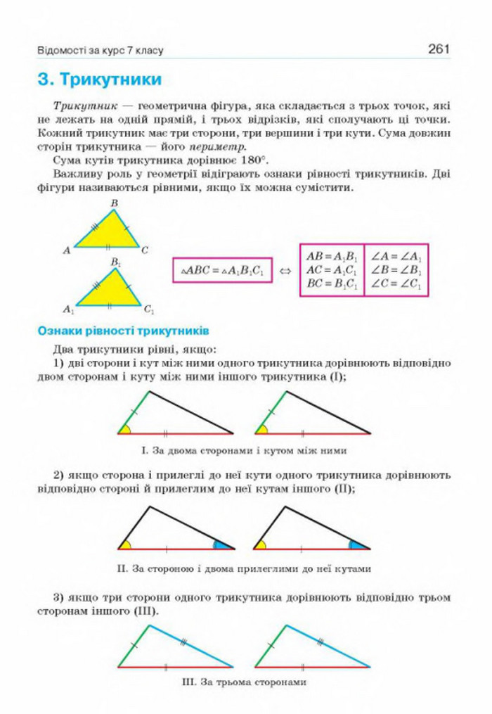 Підручник Геометрія 8 клас Бевз 2016