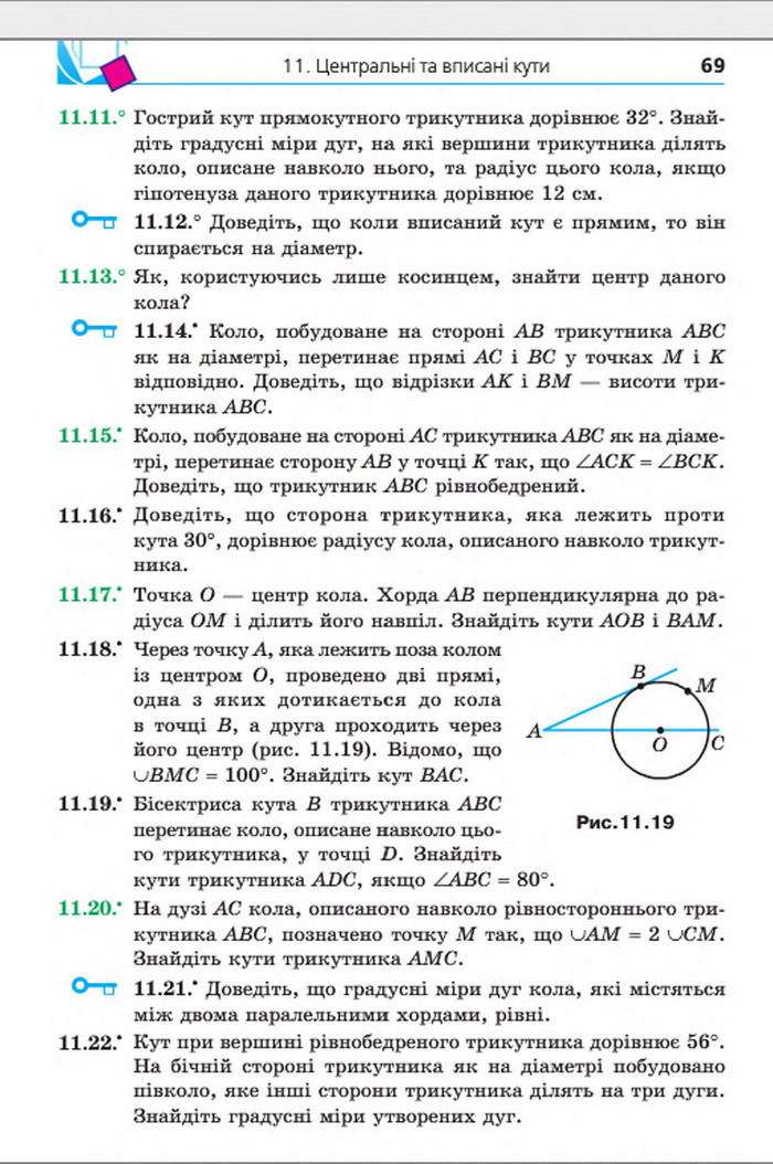 Підручник Геометрія 8 клас Мерзляк погл. 2016