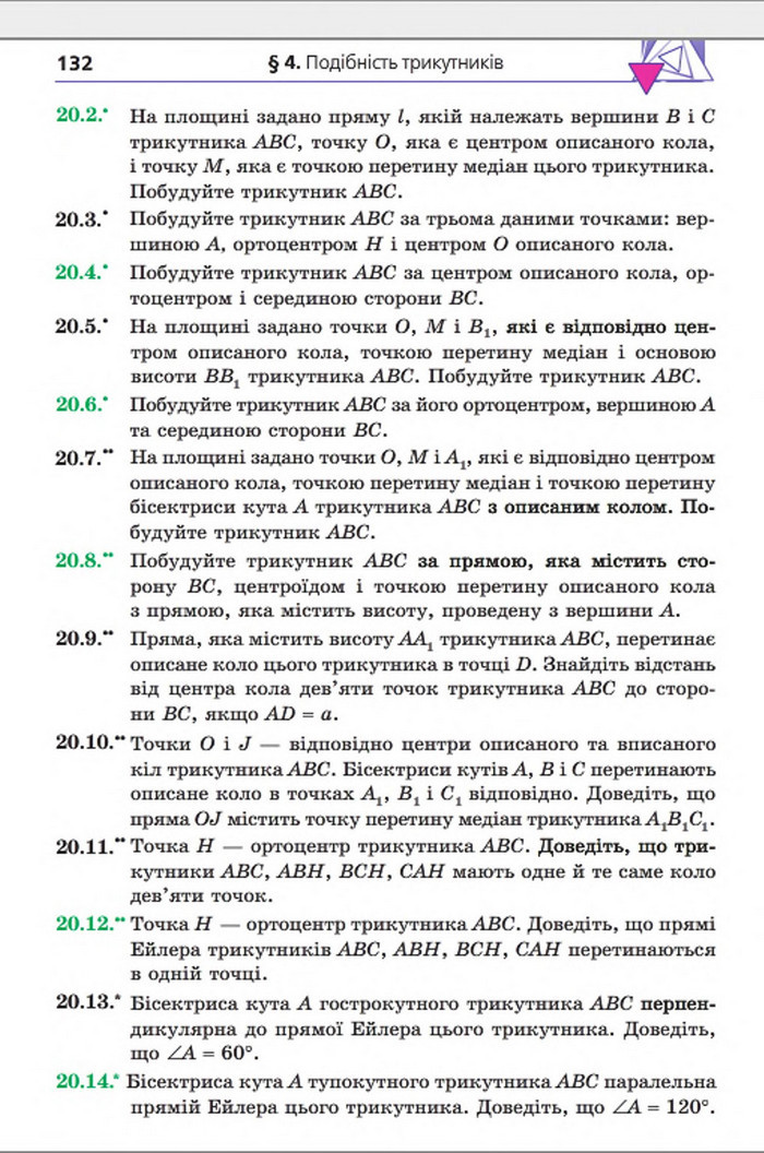 Підручник Геометрія 8 клас Мерзляк погл. 2016