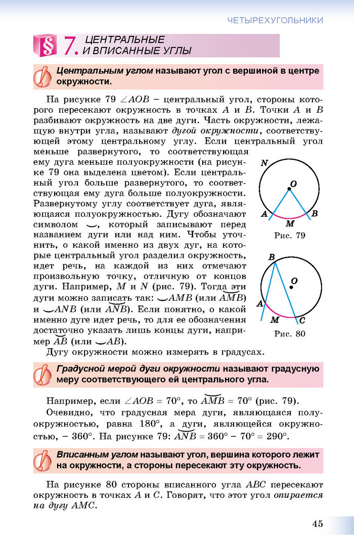 Учебник Геометрия 8 класс Истер 2016