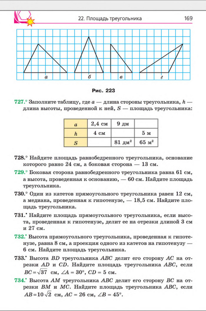 Учебник Геометрия 8 класс Мерзляк 2016 (Рус.)