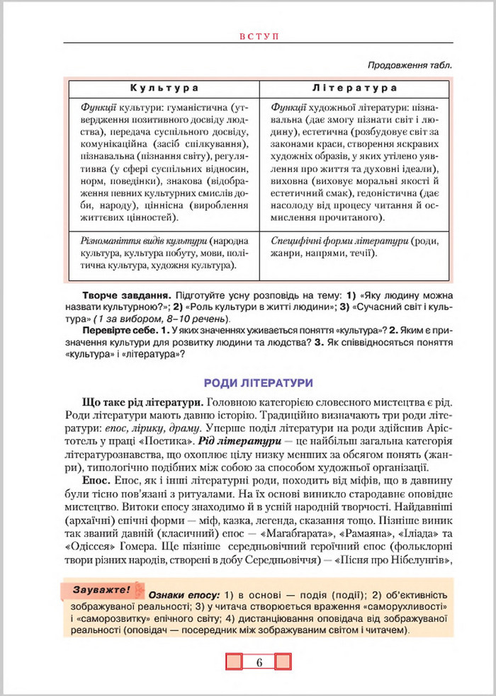 Підручник Зарубіжна література 8 клас Ніколенко 2016