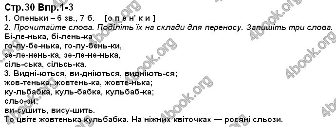 Відповіді Українська мова 1 клас Захарійчук. ГДЗ