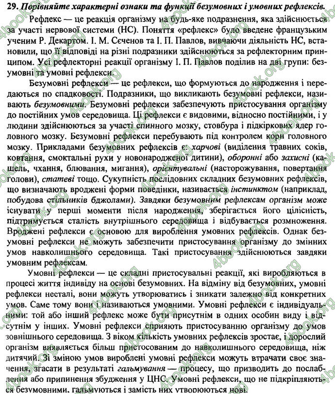 Відповіді (ответы) ДПА Біологія 9 клас 2017. ПіП Барна