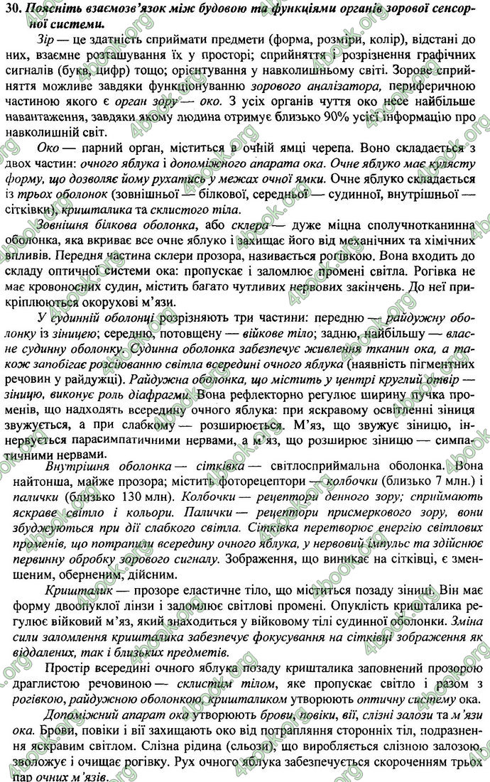 Відповіді (ответы) ДПА Біологія 9 клас 2017. ПіП Барна