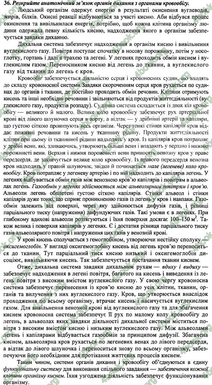 Відповіді (ответы) ДПА Біологія 9 клас 2017. ПіП Барна