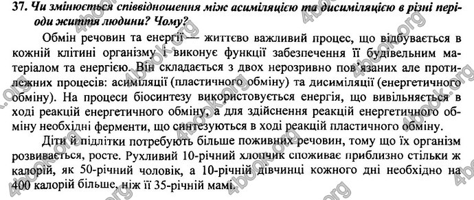 Відповіді (ответы) ДПА Біологія 9 клас 2017. ПіП Барна