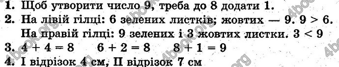 Відповіді Математика 1 клас Богданович. ГДЗ