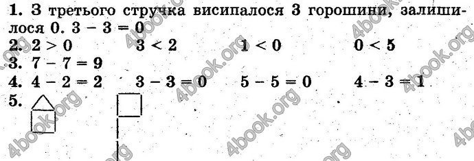 Відповіді Математика 1 клас Богданович. ГДЗ