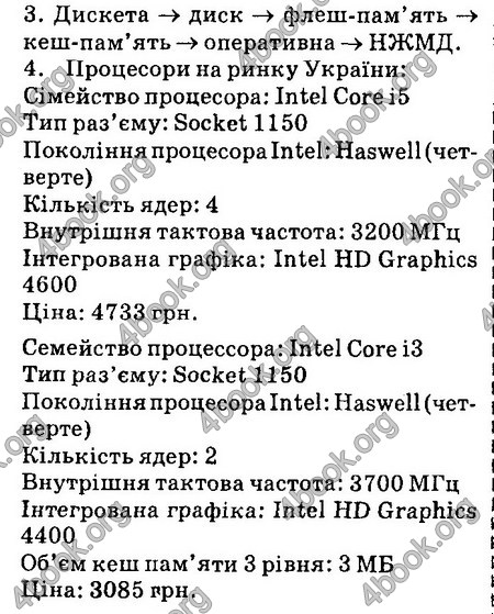 Ответы Інформатика 8 клас Ривкінд 2016. ГДЗ