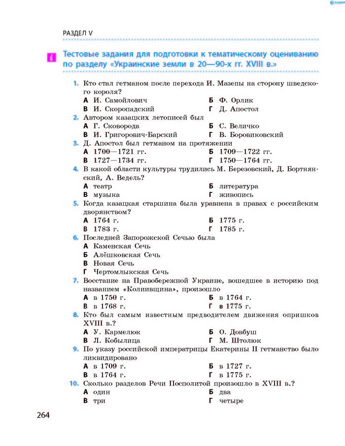 История Украины 8 класс Гисем 2016 (Рус.)