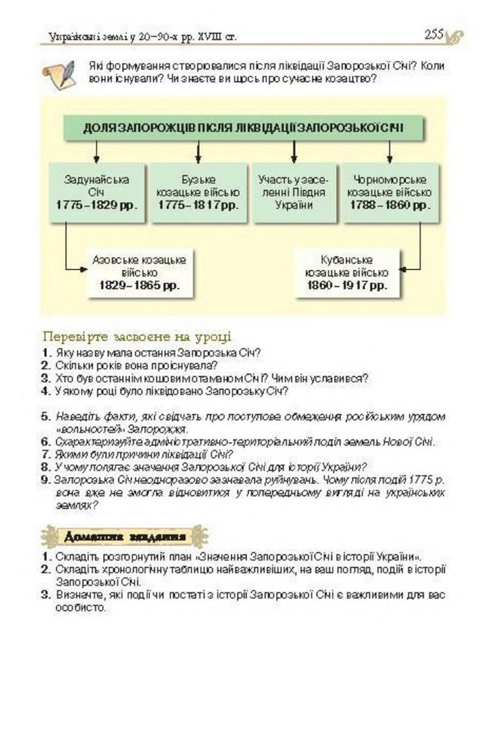 Підручник Історія України 8 клас Гупан 2016