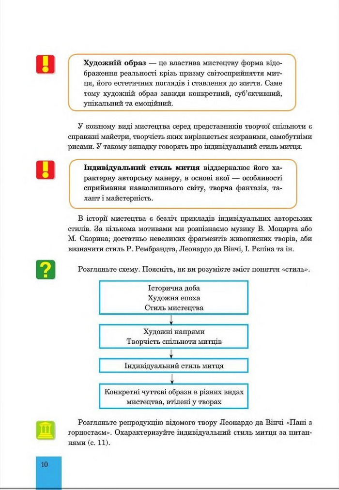 Підручник Мистецтво 8 клас Кондратова 2016