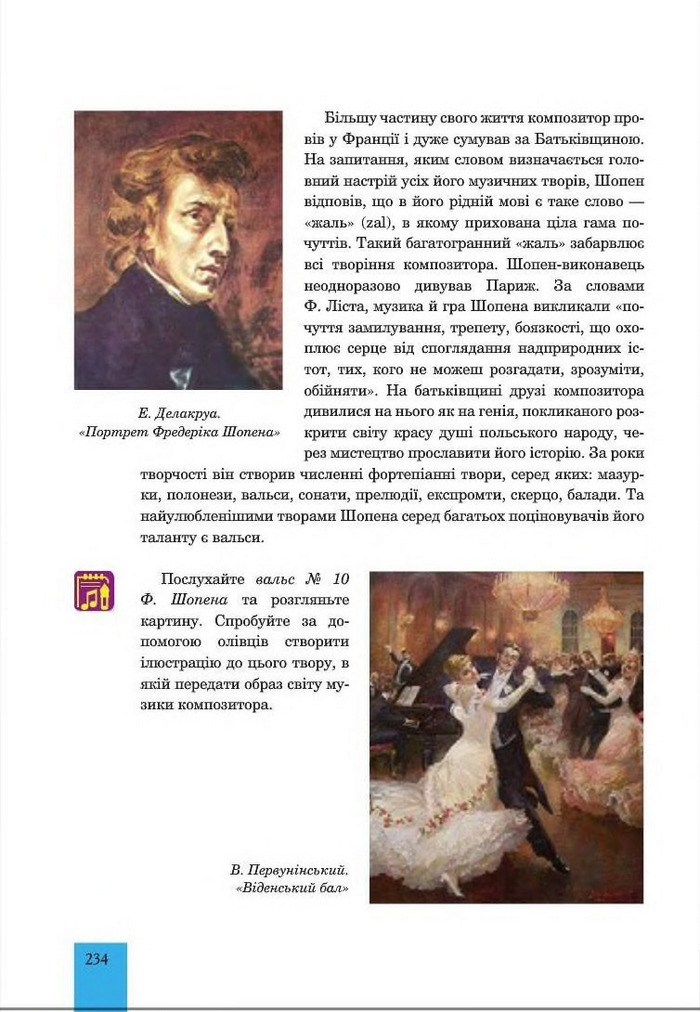 Підручник Мистецтво 8 клас Кондратова 2016