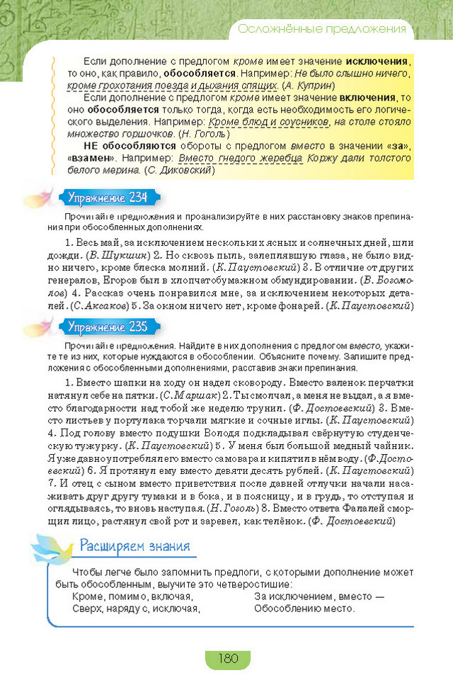 Учебник Русский язык 8 класс Быкова 2016