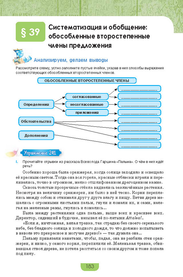 Учебник Русский язык 8 класс Быкова 2016