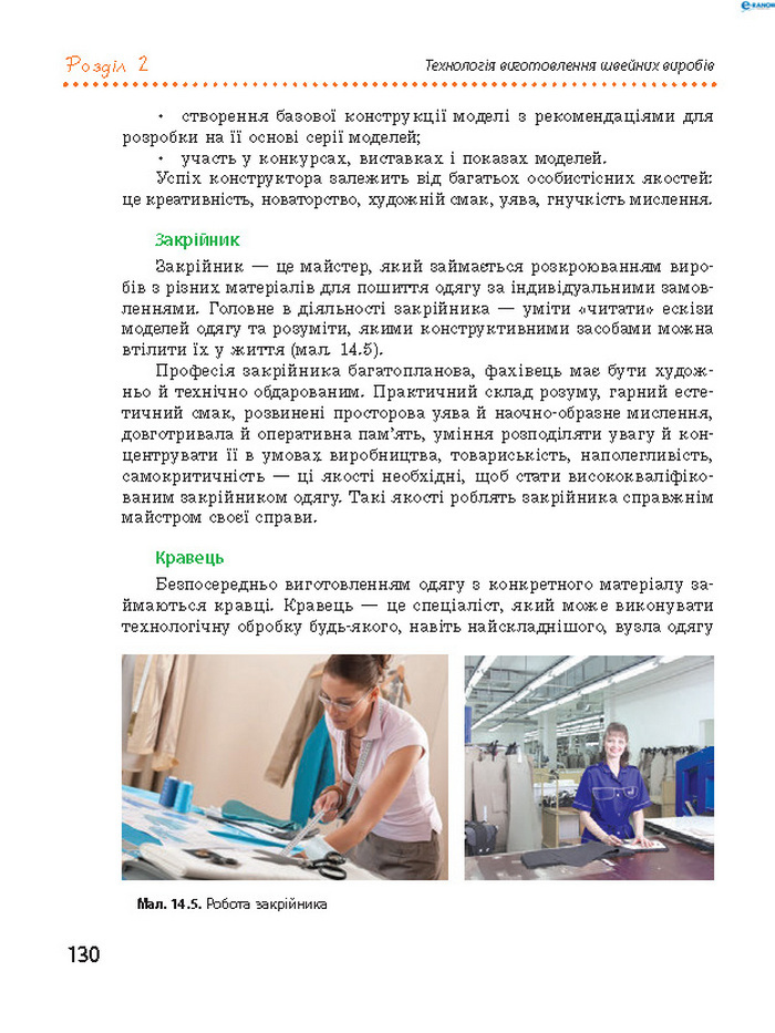 Трудове навчання 8 клас Ходзицька 2016