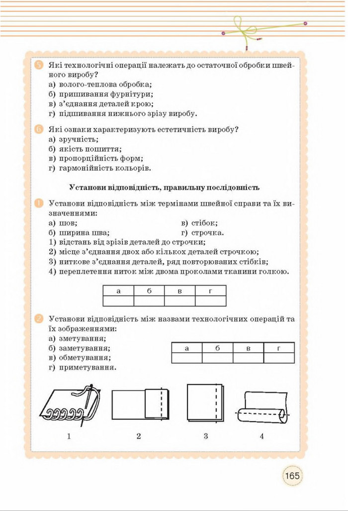 Трудове навчання 8 клас Мачача