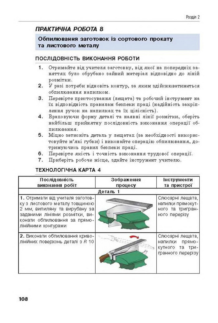 Трудове навчання 8 клас Лебедєв 2016