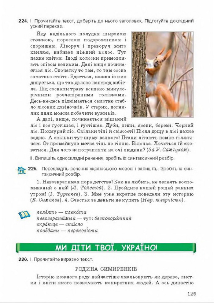 Українська мова 8 класс Ворон 2016