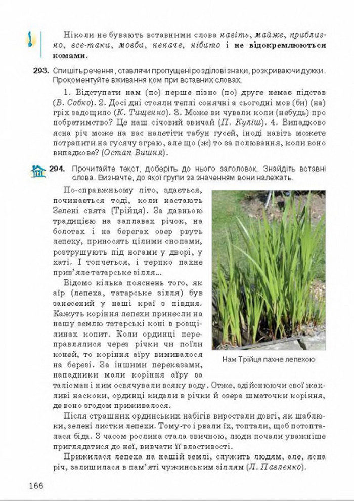 Українська мова 8 класс Ворон 2016