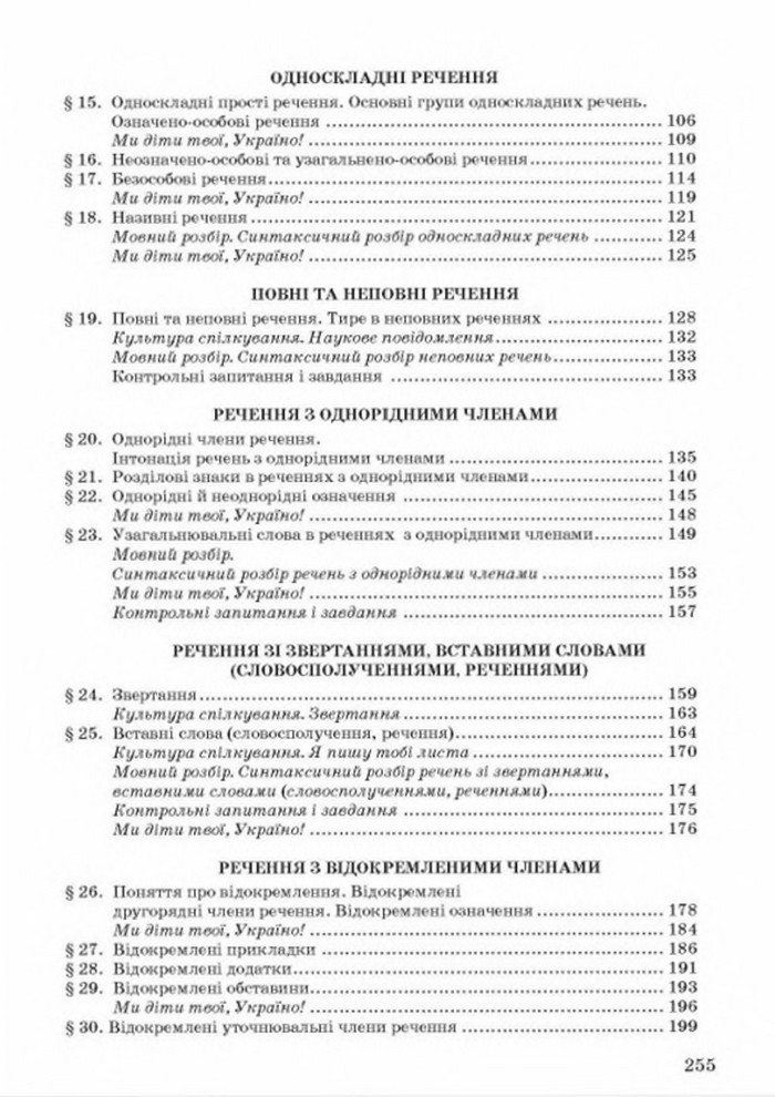 Українська мова 8 класс Ворон 2016