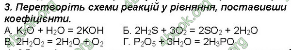 Відповіді Зошит хімія 7 клас Савчин. ГДЗ